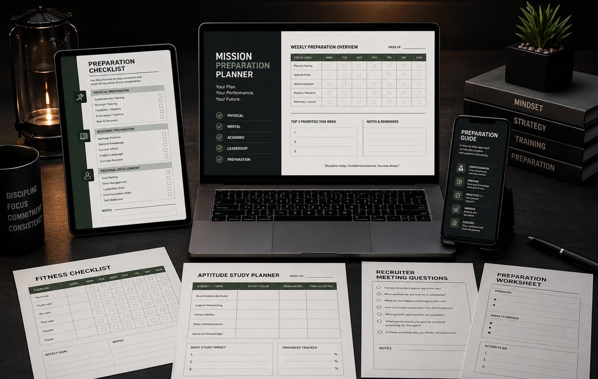 Digital military preparation products