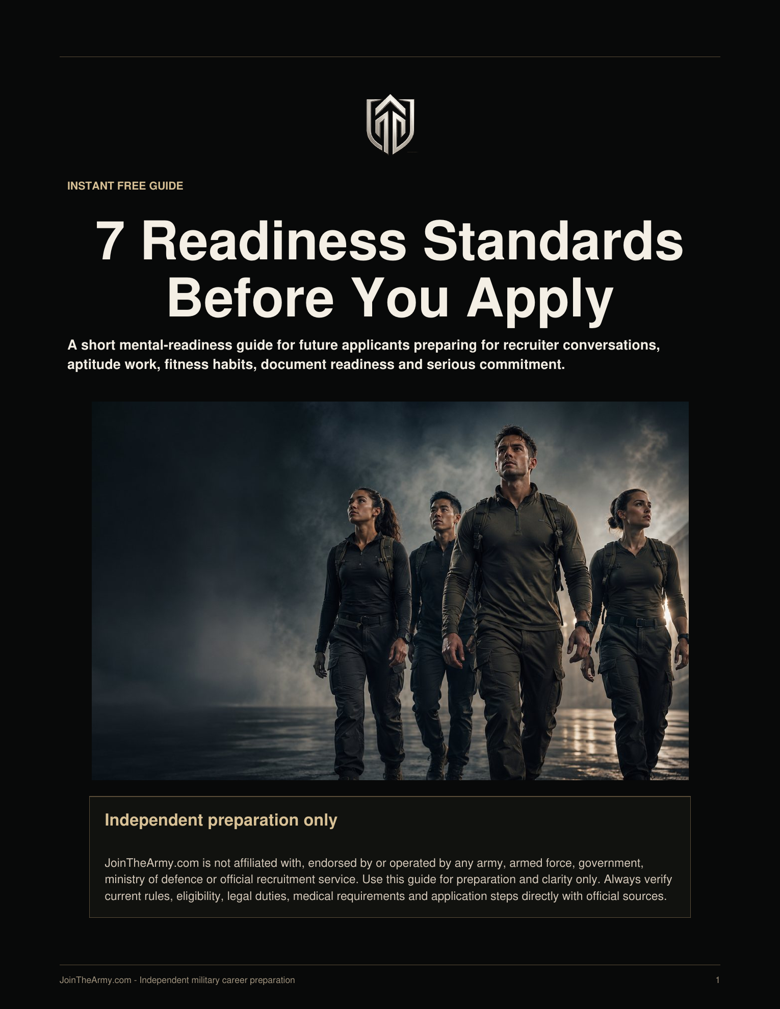 7 Readiness Standards Before You Apply guide cover