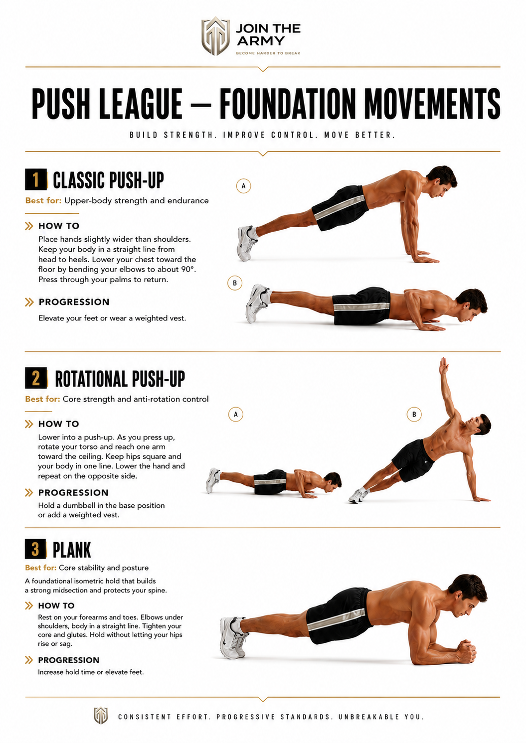 Push League foundation movements