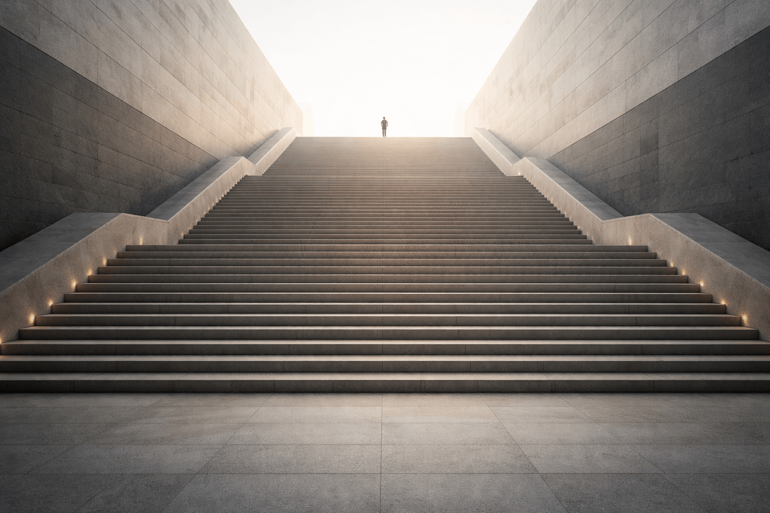 Architectural staircase representing the Join The Army Field Manual